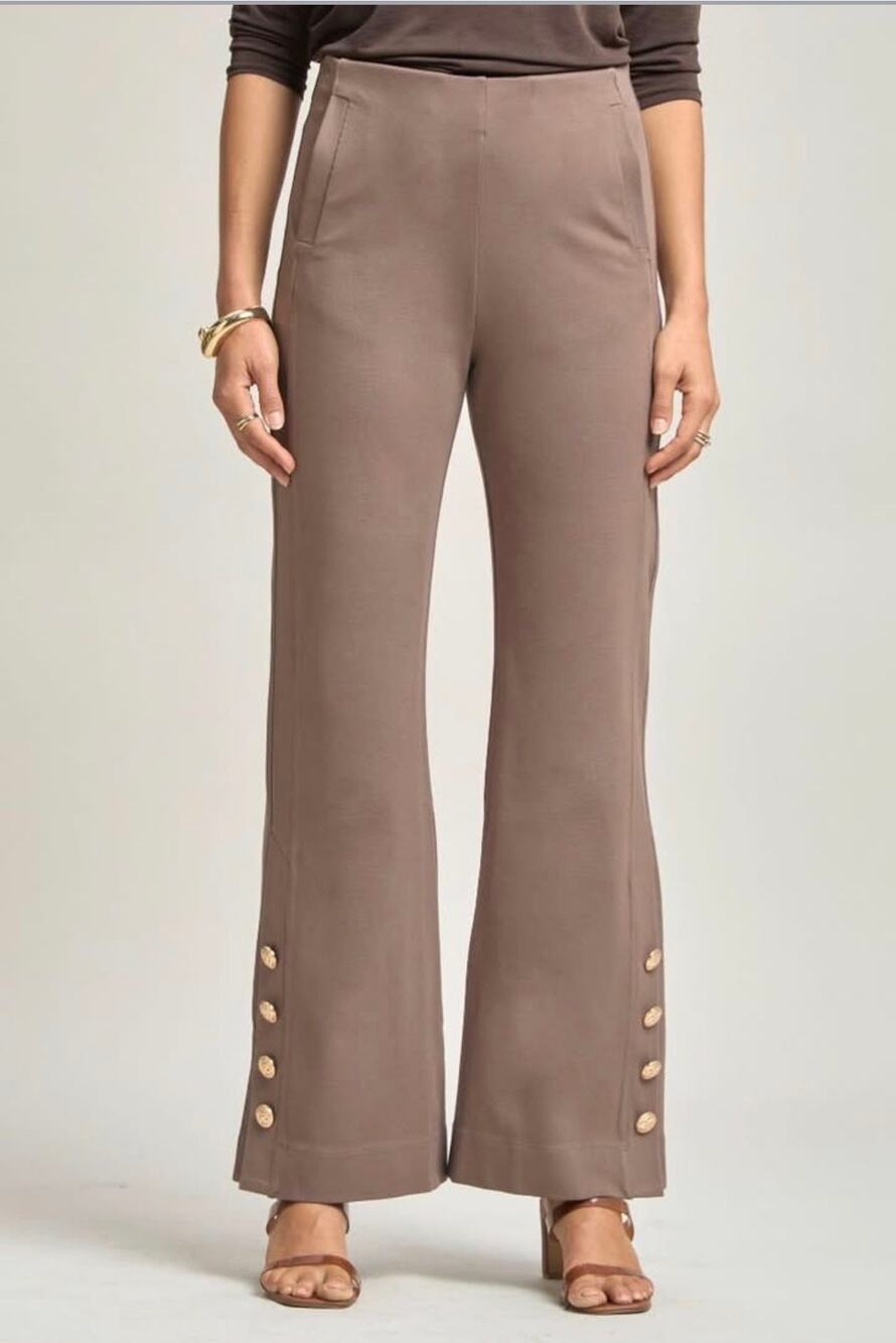 Dear Scarlett - Dark Mocha Gala Pants - Medium